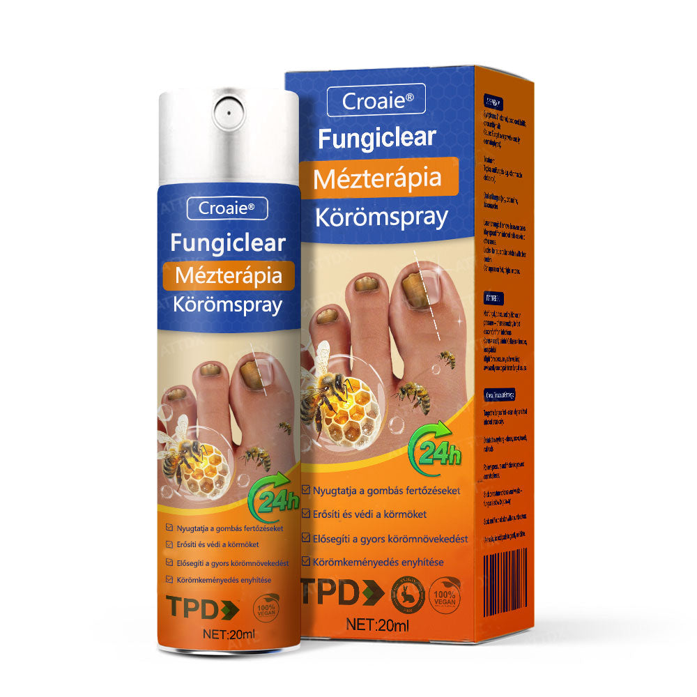 🎁Croaie® Fungiclear Méhterápiás Körömspray🎁