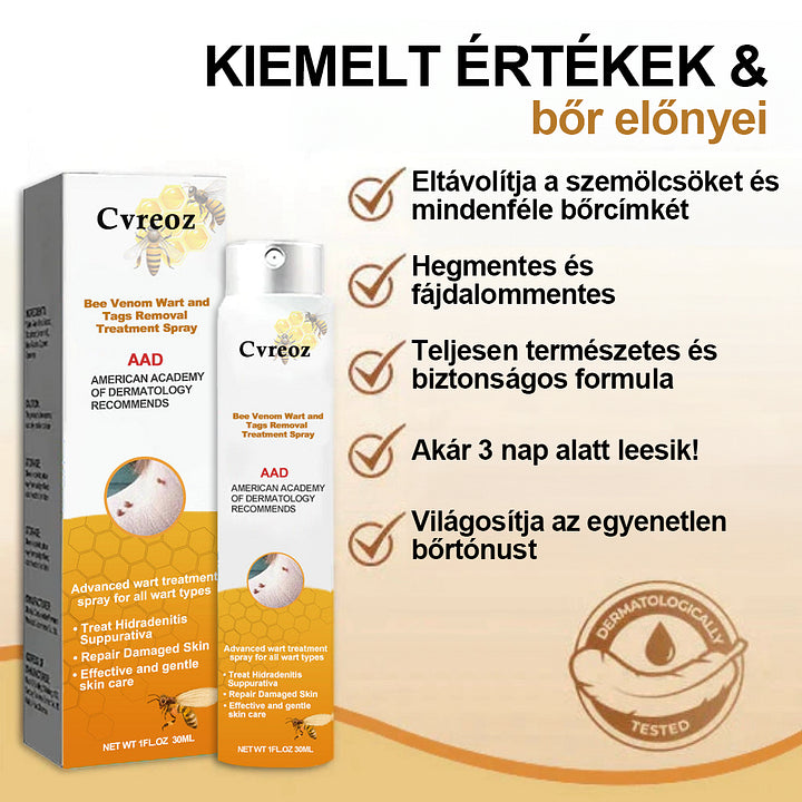 đCvreoz spray szemölcsök Ă©s anyajegyek eltĂĄvolĂtĂĄsĂĄra mĂ©hmĂ©reggel (đšââDDG AJĂNLĂS)đđ(đ„utolsĂł napi ajĂĄnlat 80% kedvezmĂ©nnyel)