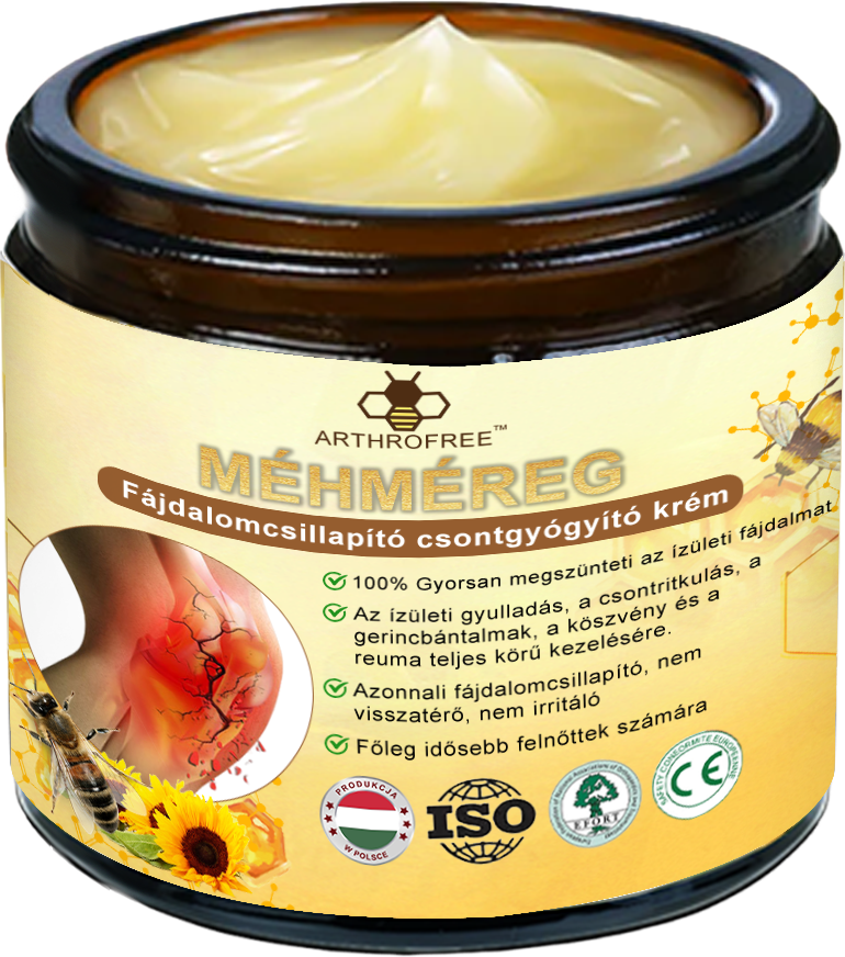 ArthroFree™ Méhméreg Fájdalomcsillapító Csontgyógyító Krém 🐝🌿🌿 (Kifejezetten idősek számára & az AIPM ajánlja)🔥🔥